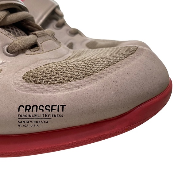 Reebok CF-74 pink and white CrossFit sneakers lifting - Picture 5 of 8